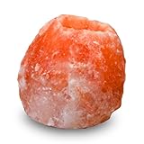 Zen'Light Kerzenhalter Rock aus Himalaya aus Salt Range Pakistan - Salt Range Pakistan, 500 g, Orange