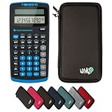 TI-30 ECO RS Taschenrechner inklusive Schutztasche von WYNGS in Schwarz - Basic Set