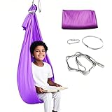 Besreey Sensorische Schaukel für | Spielhängematte für Kleinkinder, weiche Schaukel, verstärkt, für Garten, Terrasse, Schlafzimmer, Spielplatz & Baum