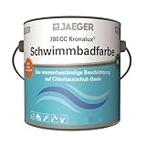 Jaeger Kronalux Schwimmbadfarbe Poolfarbe Unterwasserfarbe SCHWARZ (2,5 Liter)