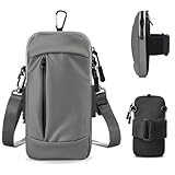 YYUNJINI Handy-Geldbörse, kleine Crossbody-Tasche für Damen, Herren, Kinder, Handy-Halterung für Laufarmband, iPhone 16, 16e, 15, 14, 13, 12, 11 Pro Max, Xs Xr X, Galaxy Ultra Plus, Notiztasche