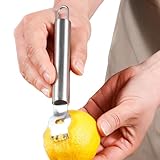 Zitronen-Roudre – Küchenwerkzeug mit Klinge aus Premium-Stahl, rutschfreies Griffdesign | feines Netzwerk für Kulturen und Knoblauchkäse, Schokolade mit Käse, Zugang