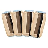 Gamaschen Pferd, Atmungsaktive Feinmaschige Fliegengamaschen für Pferde, Mit Schutz- und Stützfunktionen,Ruhegamaschen Stallgamaschen komplett, Steppeinlage, Gamaschen Full (A)