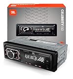 JBL Autoradio Bluetooth Celebrity 150 von Harman Kardon, 1 DIN 4 x 50W AM/FM Radio Mit Bluetooth Streaming und Freisprecheinrichtung für Auto mit Abnehmbares Display, USB, SD, AUX und 2 RCA Ausgänge