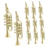 SOIMISS 20stücke Miniatur-musikinstrumente Aus Kunststoff Für Weihnachtsbaumdeko Wohnzimmer Und Schreibtischdekoration Party-ausstatter