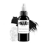 Schwarz Black Tattoo Ink 30ml, Schwarz Premium Tattoo Tinte Super Reine schwarze Tinte Tattoo Schwarz Tattoos Tinte Set Tinte Dynamische und lebendige Farbe Vegan Friendly Tattoo Farbe (30 Millimeter)