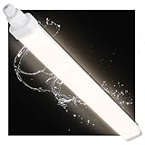 HOMEDEMO Feuchtraumleuchte LED 150CM, 45W, 4000K Neutralweiß, IP65 Wasserfest Feuchtraumlampe, Kellerlampe LED Leuchtstoffröhre für Garage Werkstatt Flur