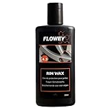 Flowey 4.3 Felgenversiegelung auf Gelbasis - Rim Wax - Radversiegelung - Reifenversiegelung - Reifenglanz - Reifenschwarz 250ml