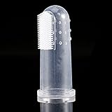 ANKROYU Silikon Weiche Finger zahnbürste für Baby-Säuglings zähne Gummi-saubere Massage bürste sicher sanfte Mundhygiene-Pflege unentbehrlich 1PC klar 55mm