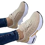 HOUXIANDOU Orthopädische Komfortschuhe, Fußgewölbestütze, Luftkissen, Freizeitsportschuhe, Diabetische Ballen-Freizeitschuhe Zur Linderung Von Fersenschmerzen (Sekt,40)