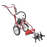 Gartenfräse, 145x44x70cm 4-Takt-Benzinmotor, Benzin-Motorhacke, Mini-Motorhacke, Mikro-Motorhacke Kann zum Pflügen, Bodenbearbeiten, Furchenziehen