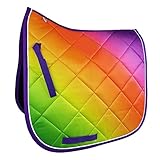 Horsenjoy Schabracke Rainbow Tropical Heat Dressurschabracke