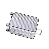 CATIEBYE Transparente Koffer Trolley Hülle Schutztasche Aus Robustem PVC Staubdicht Und Geräuschloser Schutz Für Gepäckräder Ideal Für Reisen Und Lagerung