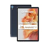 AEEZO 10 Zoll Android 14 Tablet, 10(4+6) GB+128GB/1TB erweiterbar, Wi-Fi 6, 5MP+8MP Dual-Kamera, 1280X800 HD IPS-Display, 5000MAh Akku, für Zuhause, Büro, Schwarz