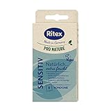 Ritex Pro Nature Sensitiv Kondome - natürlich extra feucht - nachhaltig, fair, 8 Stück, Made in Germany