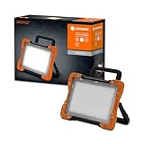 LEDVANCE LED Worklight Panel – schwenkbare Arbeitsleuchte mit LED Strahler für Innen, Baustrahler 50 W, 4500 Lumen, 25.000 Std. Lebensdauer, inklusive 2m Stromkabel und AC-Netzanschluss