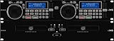 IMG STAGELINE CD-292USB, professioneller DJ-CD- und MP3-Spieler mit USB2.0-Schnittstelle, 19 Zoll CD-Player mit Anti-Shock System, MP3-Player mit Speed-Search für Tracks und Ordner, in Schwarz 212790