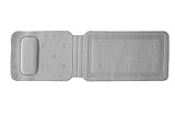 Extra Lange rutschfeste Badewannenmatte mit Saugnapf, PVC-Hohlmassage Kissen, Badezimmer-Bodenmatte, Sicherheitsdusche, Badewannenmatten Für Badewannen(Grey)