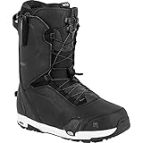 Nitro Herren Snowboards Profile TLS 23 All Mountain Freeride Freestyle Highend Premium Schnellschnürsystem Step On Boot Snowboardboot, Black, MP 25,5 // EU 39 1/3 // US 7,5