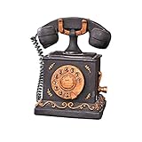 HPTHLY Vintage Telefon Schreibtisch Telefon Statue Künstler Antike Telefon Figurine Retro Festnetz Telefone Decor Kreative Retro Dekorative Telefon