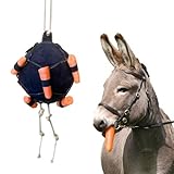 Horse Treat Ball - Slow Feed Hores Hay Feeder | Interaktiver Karottentraining Fütterung Catch Ball | Foster Lern ​​Goat Feeder Bal für, Ziegen, Schafe und Vieh