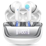 Bluetooth Kopfhörer, Kopfhörer Kabellos Bluetooth 5.4, In Ear Kopfhörer mit ENC Noise Cancelling Mics, 50 Std Spielzeit Kabellose Kopfhörer mit Stereo HiFi, IP7 Wasserdicht Ohrhörer USB-C, LED-Anzeige