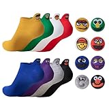 Sporzin Socken Damen 35-38 Sneaker Socken Damen 39-42 Lustige Socken 8 Paar Bunte Socken Damen Witzige Socken Crazy Socks