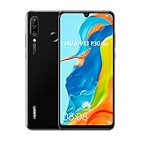 HUAWEI P30 Lite (128 GB, 4 GB RAM) 6,15' Display, AI Triple-Kamera, 32MP Selfie, Doppel-SIM Globale 4G LTE GSM Fabrik entriegelte MAR-LX3A (Midnight Black)