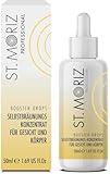 ST. MORIZ Professional Clear Face Tanning Drops - Anwendung in Kombination mit der gewohnten Feuchtigkeitspflege, um die Bräune aufzubauen - dermatologisch getestet, ohne Tierversuche – 50ml