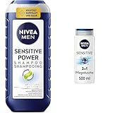 NIVEA Men Sensitive Power Shampoo 250ml + NIVEA MEN Sensitive Pflegedusche 500 ML
