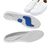 Sport -Einlegesole - Laufschuheinsätze, orthopädische Laufbasketball -Einlegesole | Entlasten Sie flache Füße Fersenschmerzschuhe, Anti -Müdigkeitsschuh -Einlegesohlen Hochbogen -Unterstützung Orthese