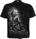 Spiral Grave Walker Männer T-Shirt schwarz M 100% Baumwolle Gothic, Streetwear