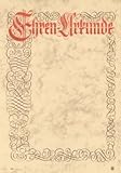Albert Hoffmann Urkundenverlag Ehrenurkunden/DIN A4/ 134 / PC-Urkunden (170 g/m²) 10 Stk