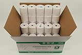 INKAPACK Thermorollen, Weiß, 80mm x 80m x 12mm, BPA-frei, 40 Rollen pro Karton, 8 Pack mit 5 Rollen, Thermopapier für Kassendrucker
