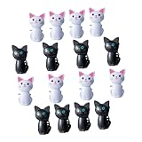 NOLITOY 16 Stück Winddichte Metall Wäscheklammern Katze Geformte Kleiderclips für Socken Handtücher Steppdecken Multifunktional Geeignet für Trocknungslinien und Taschen