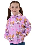 PAW PATROL Jacke Mädchen Mit Skye Motiv, Skye Regenjacke Kinder, Wasserdichte Regenjacke Mädchen Mit Kapuze, Rosa 110
