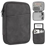 HoYiXi Universal Sleeve Hülle für 7-8 Zoll ablette Fire HD 8/Fire HD 8 Plus Compatible iPad mini (6th Gen) 8.3' 2021, iPad mini 5/4/3/2/1, Tab A8, 7'-8' Android Tablet Sleeve Case -Grau