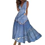 Generisch Brauner Tüllrock Damen Kleid Grün Spitzenkleid Pinkes Kleid Strandkleid Damen Luftig Sommerkleid Leicht Lang Sommer