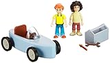 Benjamin Blümchen Spielset Seifenkistenrennen 10815 mit beweglichen Spielfiguren und Seifenkiste, detailgetreue Gestaltung, inklusive tollen Stickern zum Dekorieren von Jazwares