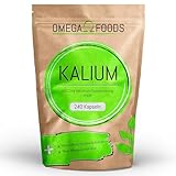 Kalium Hochdosiert - 240 Kapseln - Vegan - 682,2mg pro Tagesdosierung - Potassium Citrate - Frei von Zusatzstoffen