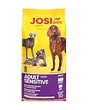 JosiDog Adult Sensitive (1 x 15 kg) | Adult | Premium Trockenfutter für empfindliche Hunde | besonders bekömmlich mit viel Geflügelprotein | glutenfrei | Powered by JOSERA | Hundefutter | 1er Pack