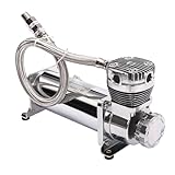 Hochleistungskompressor Luftfederungskompressor Luftkompressor-Kit für Autohupen Pneumatische Federungssysteme Silber 30 * 10 * 16.5CM