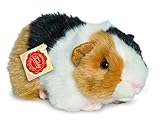 Teddy Hermann 92640 Meerschweinchen 20 cm, 3-farbig, Kuscheltier, Plüschtier mit recycelter Füllung