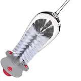 Spülbecken in - Doppelkopfbürste, robuster Reiniger für Halter a, flexibler Flaschenspüler | Anschluss für Küchenspüle zur Reinigung von Utensilien im