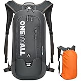 LOCAL LION Fahrradrucksack Skirucksack klein für Damen Herren 6L Ultraleicht wasserdicht zum Skifahren Radsport Camping