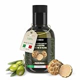 Foodico Weißes Trüffelöl – Italienisches Olivenöl Extra Vergine mit weißem Trüffel | Kaltgepresst & edel im Geschmack | Gourmetöl für Pasta, Ei & Risotto | 250 ml Glasflasche