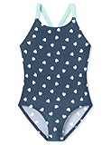 Schiesser Mädchen - Aqua Kids Girls Größe 92 Bis 140 Badeanzug, Nachtblau_182733, 104 EU