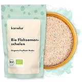 Kamelur Bio Indische Flohsamenschalen (1kg) Ballaststoffreiche Flohsamen Schalen