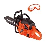 Colcolo Spielzeugkettensäge für Kinder, elektrische, Bildung mit Schutzbrillen, Geburtstagsgeschenk, Gartenspielzeug im Freien, Style A