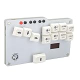 Tonysa Für Fighting Box Gaming-Tastatur, Kompatibel Für PC, Für PS3, Für Switch, Für SteamDeck, Für MiSTerFPGA, Gamepad-Controller mit Geringer Latenz, Joystick